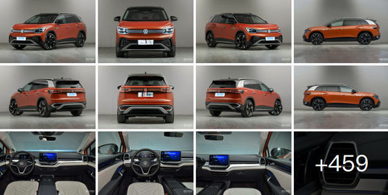 439-586KM VW EV سيارة VW ID.6 CROZZ متوسط ​​الحجم 5 أبواب 7 مقاعد